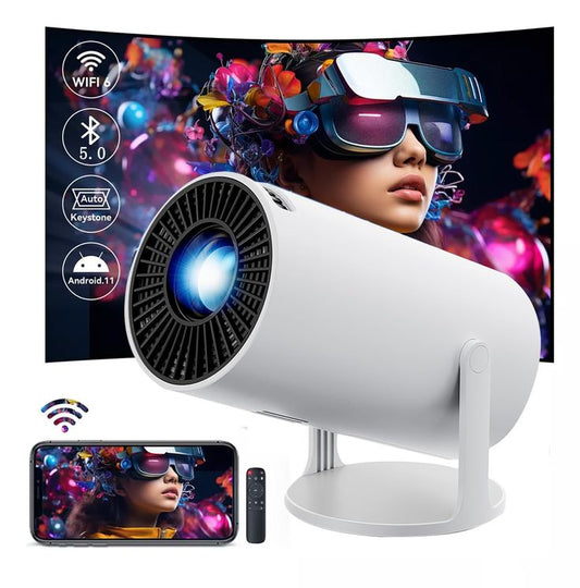Portable Mini Projector, 4K 1080P Full HD Projector