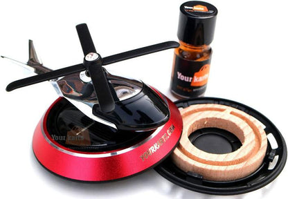 Solar Helicopter Car Air Freshener