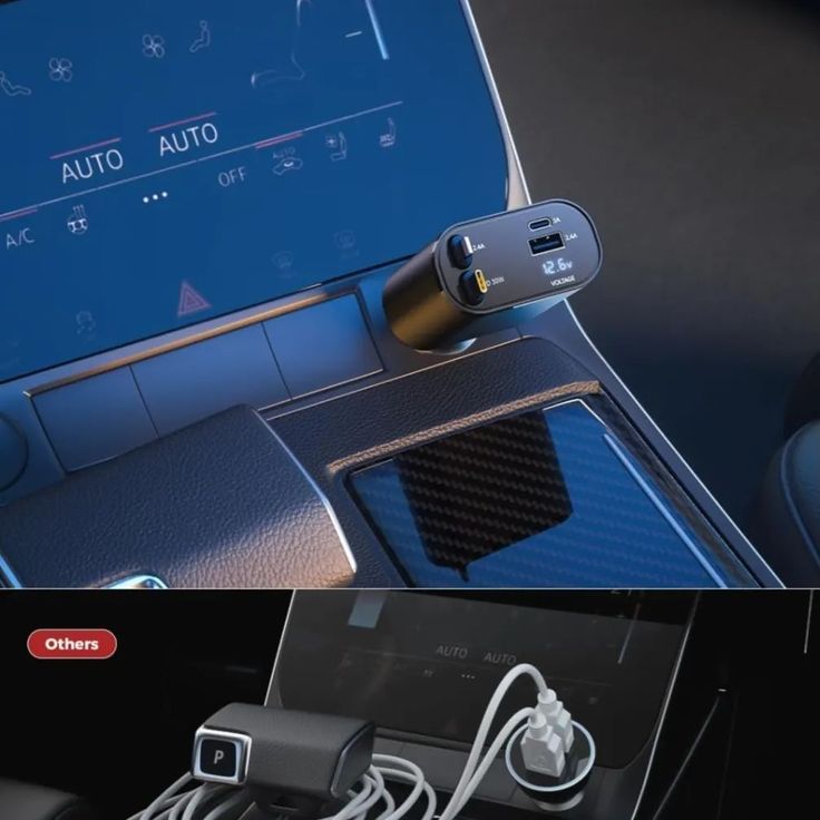 Load video: SUPERONE Retractable Car Charger 4 in 1, Fast Car Phone Charger